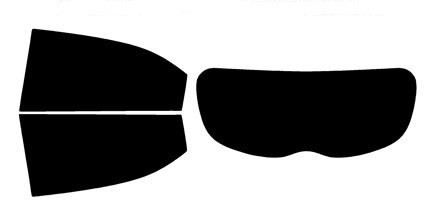 2012-2017 Kia Rio5 Hatchback Rear Car Precut Window Tint Kit