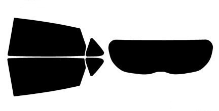 2012-2017 Hyundai Accent Hatchback Rear Car Precut Window Tint Kit