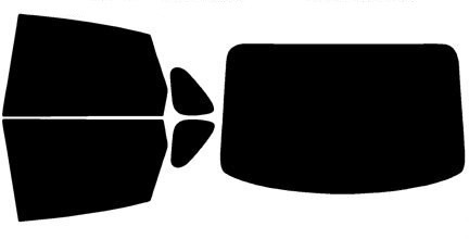 2012-2017 Buick Verano Rear Car Precut Window Tint Kit