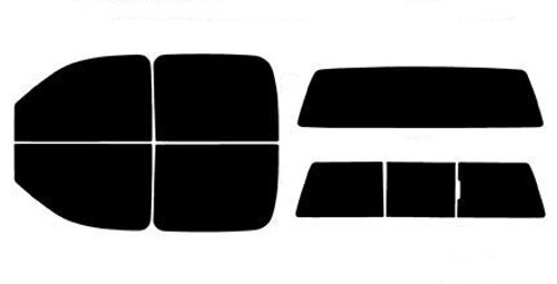 2008-2014 GMC Sierra 2500 and 3500 HD Crew Cab Full Truck Precut Window Tint Kit