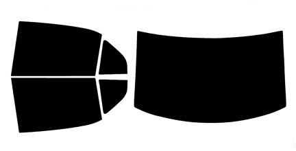 2014-2019 Cadillac CTS Sedan Rear Car Precut Window Tint Kit