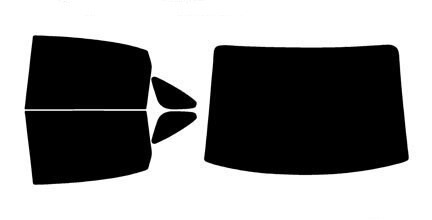 2014-2016 Chevrolet Impala Limited Rear Car Precut Window Tint Kit