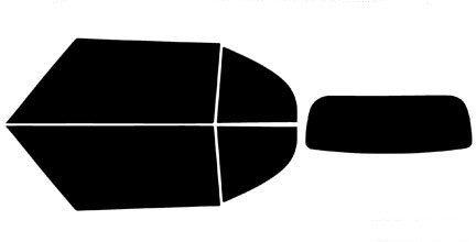 AUTOTEK Pre-Cut Window Tint Film For Mini Cooper – Front Two Doors, Computer Cut, 5%-70% VLT, Black, USA Made