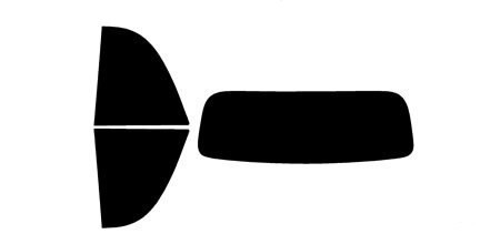 2011-2016 Mini Cooper Convertible Rear Car Precut Window Tint Kit