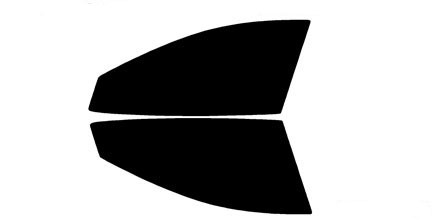 2014-2018 Mazda 3 Hatchback Front Windows Precut Window Tint Kit