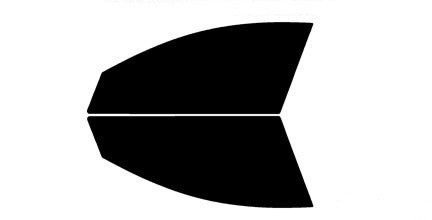 2010-2013 Mazda 3 Hatchback Front Windows Precut Window Tint Kit