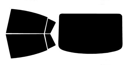 2004-2009 Mazda 3 Sedan Rear Car Precut Window Tint Kit