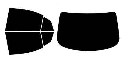 2004-2008 Mazda 6 Sport Hatch Rear Car Precut Window Tint Kit