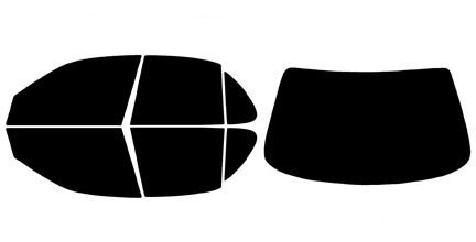 1992-1997 Nissan Altima Sedan Full Car Precut Window Tint Kit
