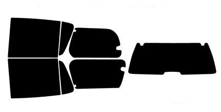 2004-2016 Nissan Armada Rear Car Precut Window Tint Kit