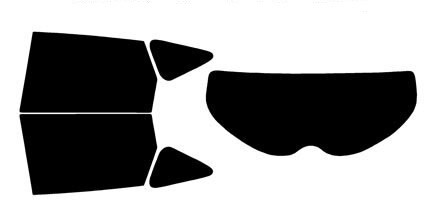 2009-2014 Nissan Murano Rear Car Precut Window Tint Kit