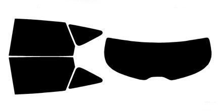 2003-2008 Nissan Murano Rear Car Precut Window Tint Kit