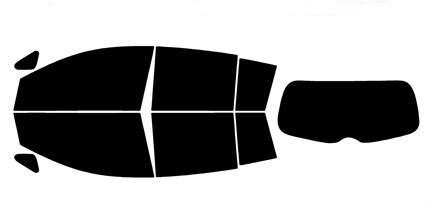 2007-2013 Nissan Versa Hatchback Full Car Precut Window Tint Kit