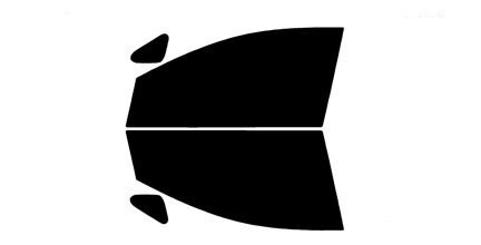 2007-2011 Nissan Versa Sedan Front Windows Precut Window Tint Kit