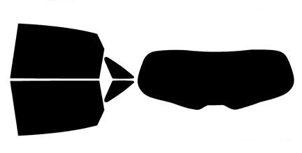 2003-2008 Infiniti FX Series Rear Car Precut Window Tint Kit