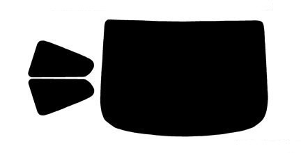 2008-2013 Infiniti G Series Coupe Rear Car Precut Window Tint Kit