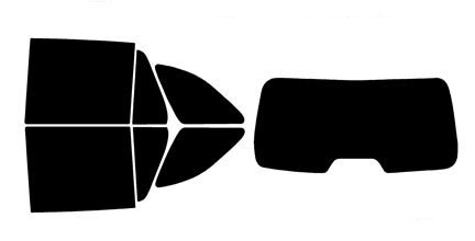 2007-2015 Lincoln MKX Rear Car Precut Window Tint Kit