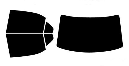 2007-2012 Lincoln MKZ Rear Car Precut Window Tint Kit