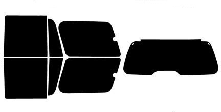 2003-2006 Lincoln Navigator Rear Car Precut Window Tint Kit