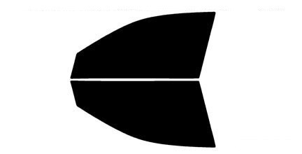 2002-2007 Mitsubishi Lancer Sedan Front Windows Precut Window Tint Kit