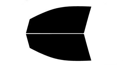 2017-2024 Mitsubishi Mirage G4 Sedan Front Windows Precut Window Tint Kit