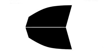 2007-2013 Mitsubishi Outlander Front Windows Precut Window Tint Kit