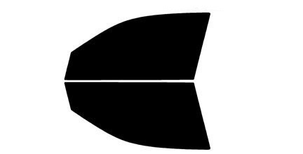 2003-2006 Mitsubishi Outlander Front Windows Precut Window Tint Kit
