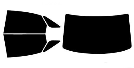 2006-2010 Audi A8 Rear Car Precut Window Tint Kit