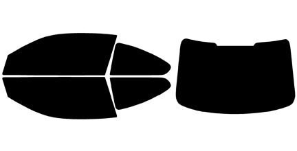 Pre-Cut Window Tint Kit For BMW 5 Series Estate F11 (2010-17) – 5% Limo Black Rear