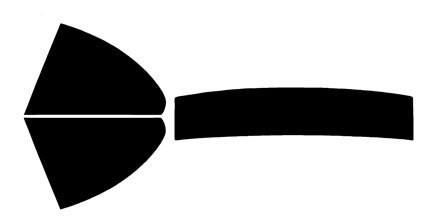 2006-2010 BMW 6 Series Convertible Rear Car Precut Window Tint Kit