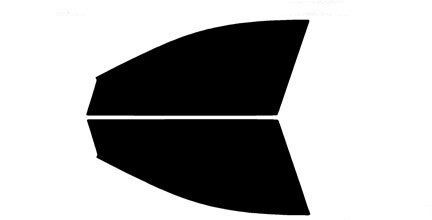 2013-2019 BMW 6 Series Gran Coupe Front Windows Precut Window Tint Kit