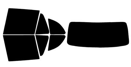 2010-2015 BMW X1 Rear Car Precut Window Tint Kit