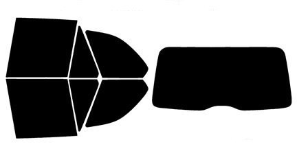 2000-2006 BMW X5 Rear Car Precut Window Tint Kit