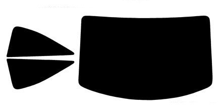 2015-2019 Cadillac ATS Coupe Rear Car Precut Window Tint Kit
