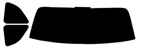 2008-2023 Dodge Challenger Rear Car Precut Window Tint Kit