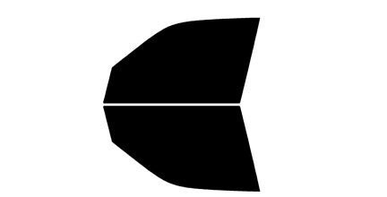 1994-2000 Mercedes Benz C Class Sedan Front Windows Precut Window Tint Kit