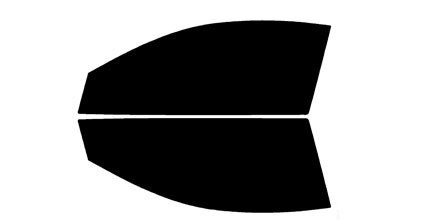 2000-2006 Mercedes Benz CL Class Front Windows Precut Window Tint Kit