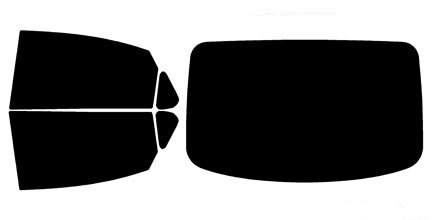 2019-2024 Kia Forte Sedan Rear Car Precut Window Tint Kit