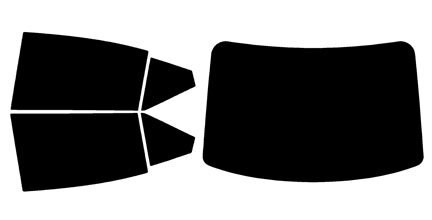 Alpine Precut Ceramic Window Tint Film For Nissan Altima 4-Door Sedan 2013-2018 – Black, 2-Ply