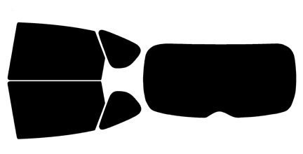 2008-2014 Subaru WRX Hatchback Rear Car Precut Window Tint Kit