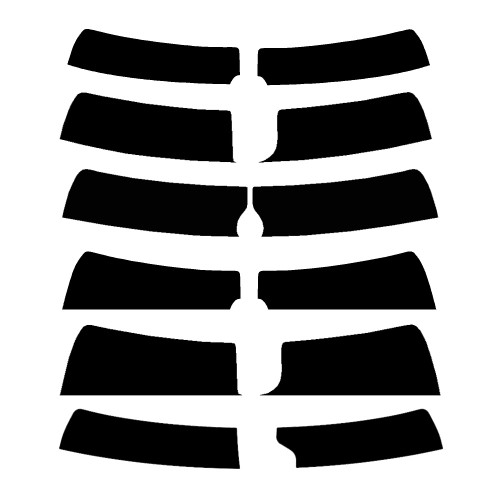 2019-2026 Ram 1500 Crew Cab Truck Visor / Eye Brow Precut Window Tint Kit