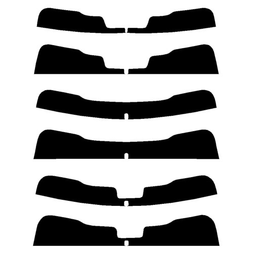 2015-2020 Ford F-150 Truck Visor / Eye Brow Precut Window Tint Kit