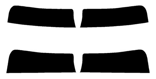 2019-2026 GMC Sierra 1500 Truck Visor / Eye Brow Precut Window Tint Kit