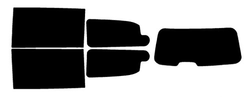 2008-2020 Dodge Grand Caravan Rear Car Precut Window Tint Kit