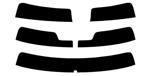 2017-2021 Honda Civic Hatchback Precut Visor Brow