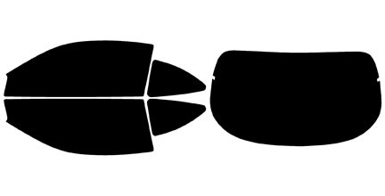 1998-2003 Ford Escort ZX2 Full Car Precut Window Tint Kit
