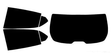2019-2026 Mazda 3 Hatchback Rear Car Precut Window Tint Kit