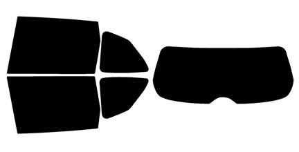 2019-2024 Subaru Forester Rear Car Precut Window Tint Kit