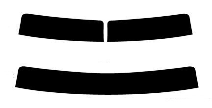 2019-2026 Chevrolet Blazer (Visor / Eye brow) Precut Tint Kit Automotive Window Film