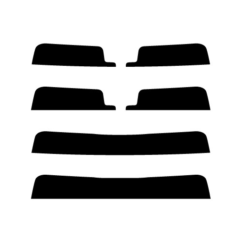 2019-2025 BMW X4 (Visor / Eye brow) Precut Tint Kit Automotive Window Film